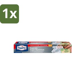 1 x Toppits – Aluminiumfolie – Super Sterk – 10 m - Koffiezetapparaat