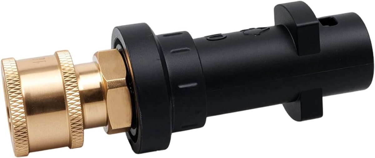 Hoge Druk Spuitpistool Adapter 1/4 Inch Messing Snelle Koppeling voor Hogedrukreinigers K2, K3, K4, K5, K6, K7 met Universele Compatibiliteit en Duurzaamheid