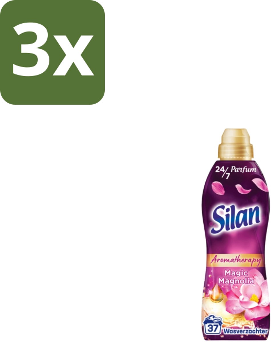 3 x Silan – Wasverzachter – Aroma Therapy Magic Magnolia – 851 ml - Koffie - Koffiezetapparaat - Koffiezetapparaat