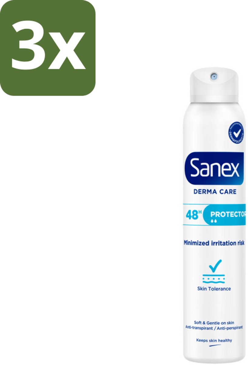 3 x Sanex – Deodorant Spray – Dermo Protector – 200 ml - Koffiezetapparaat