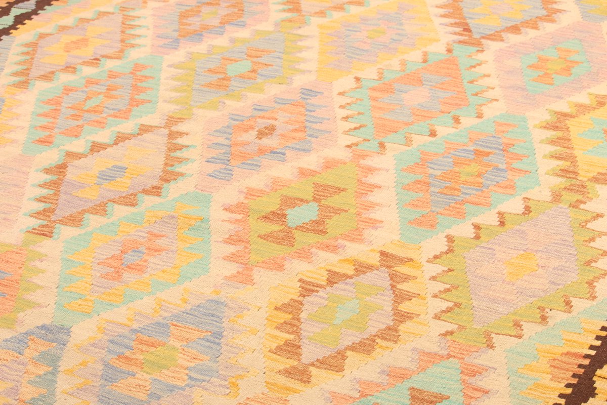 Authentieke Traditionele Tribale Handgemaakte Wol Kilim Vloerkleed