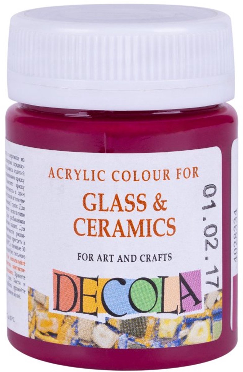 Decola Glass & Ceramics Acrylverf 50 ml. - Rose Deep