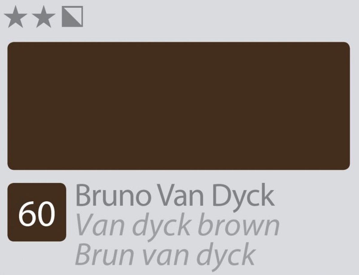 Divolo Accademia Olieverf 20 ml. - Van Dyck Brown