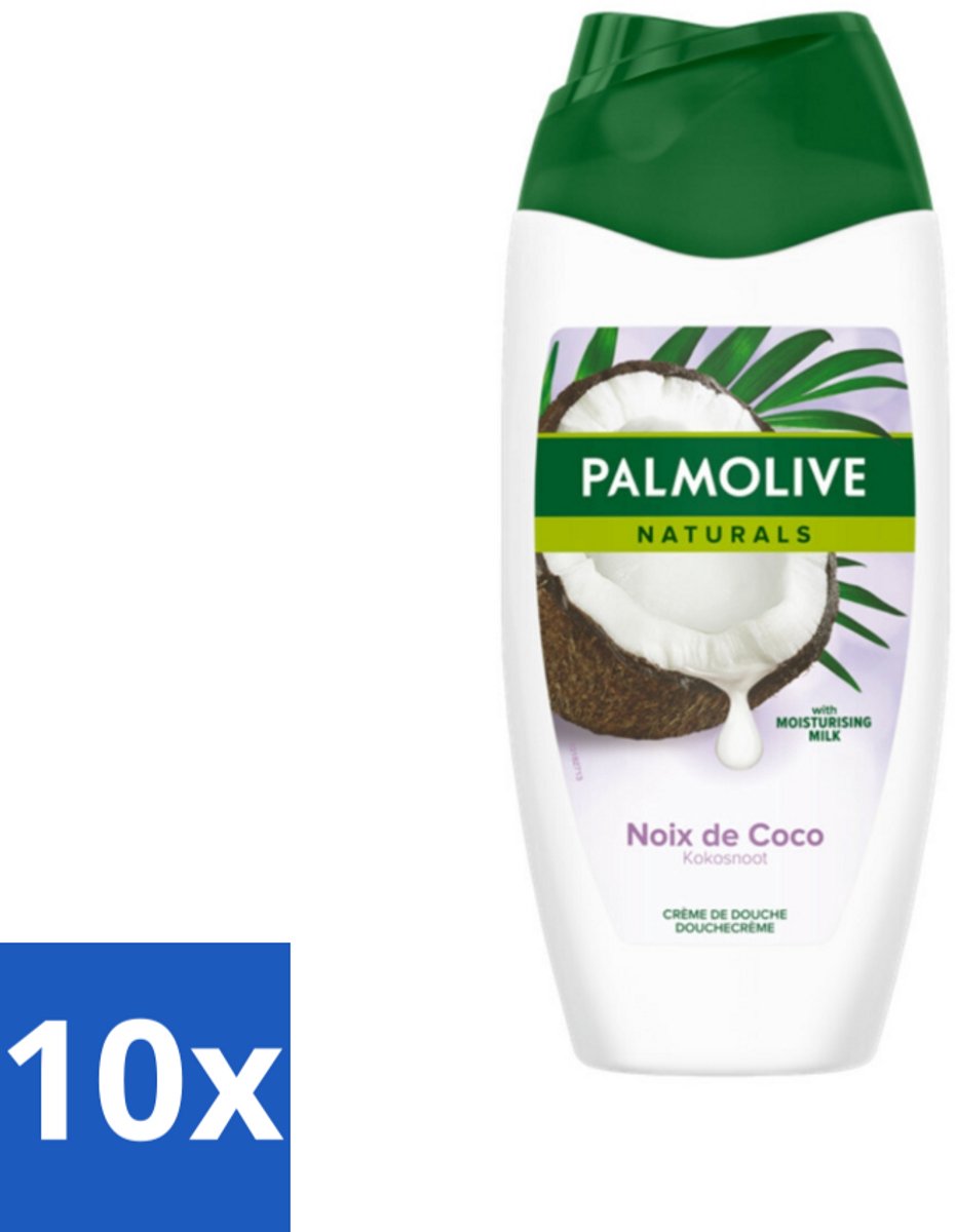 Palmolive Naturals - Douchecrème - Kokosnoot - 250 ml - Bulkverpakking - 10 stuks