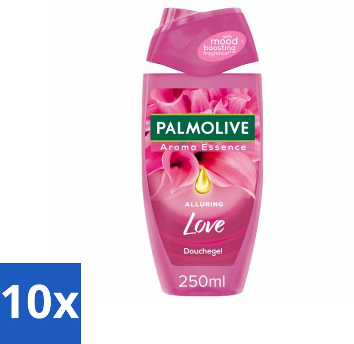Palmolive Douchegel Aroma Essence Alluring Love 250 ml - Bulkverpakking - 10 stuks