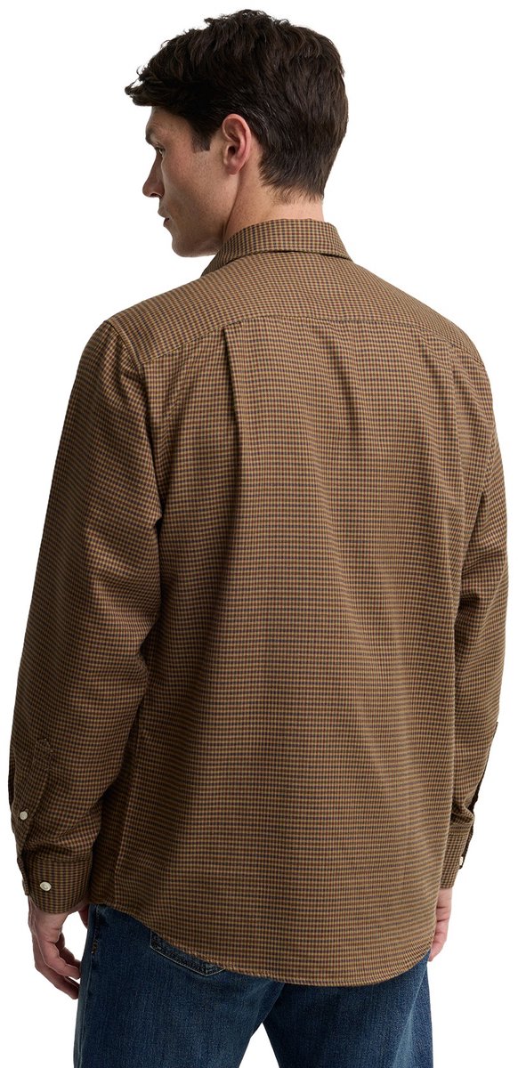 Barbour casual overhemd khaki