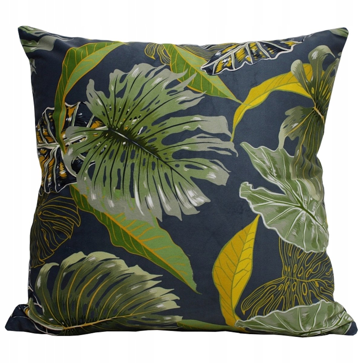 Decoratieve Kussenhoes 40x40 cm - Monstera Bladeren - Velours