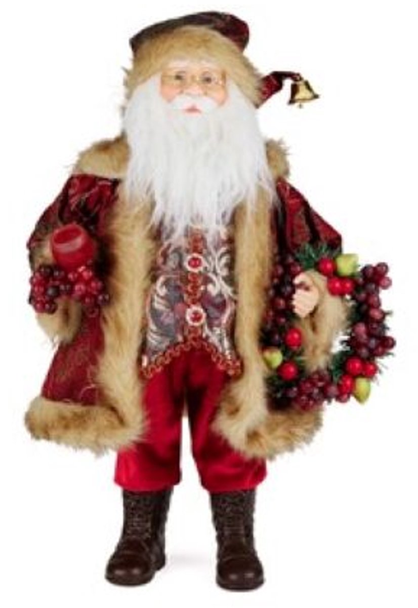Goodwill - Kerstman - Rood - H46 cm