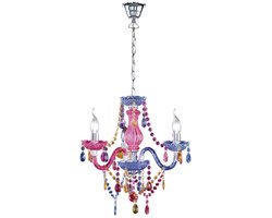 Reality Leuchten kroonluchter R11073017, acryl multicolor, excl. 3x E14 - ShopVlot