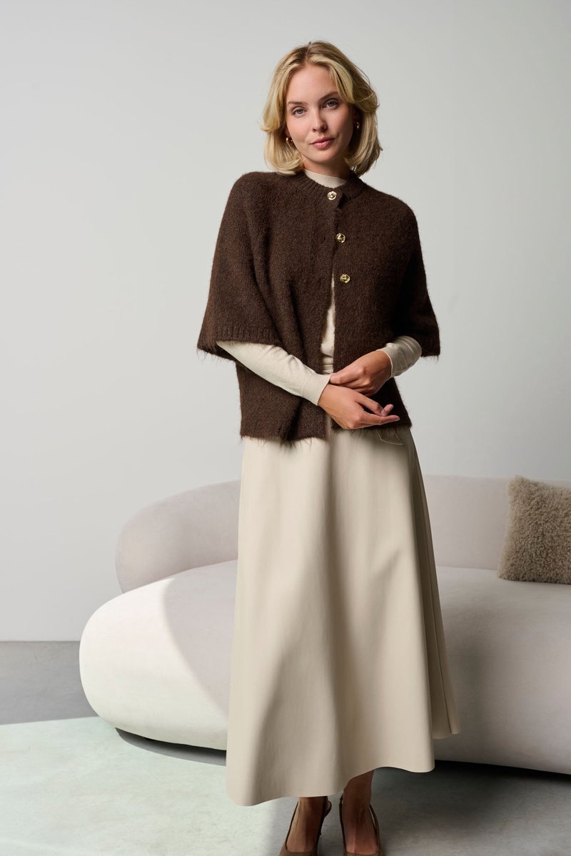 Rino & Pelle Capes - Elco cape - Bruin
