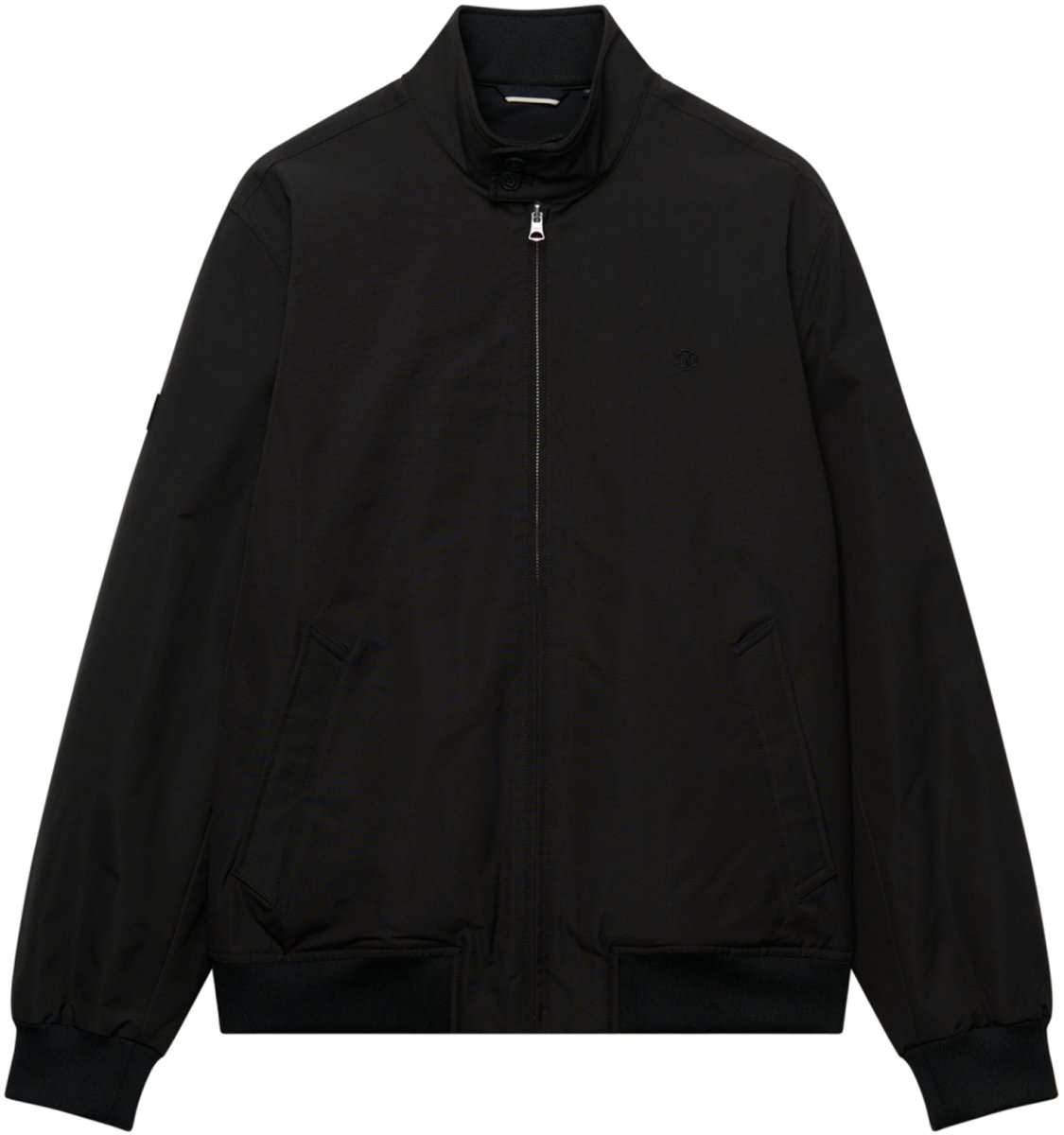 Superdry Jas Campus Padded Harrington Jkt M5012483a Meteorite Mannen Zwart