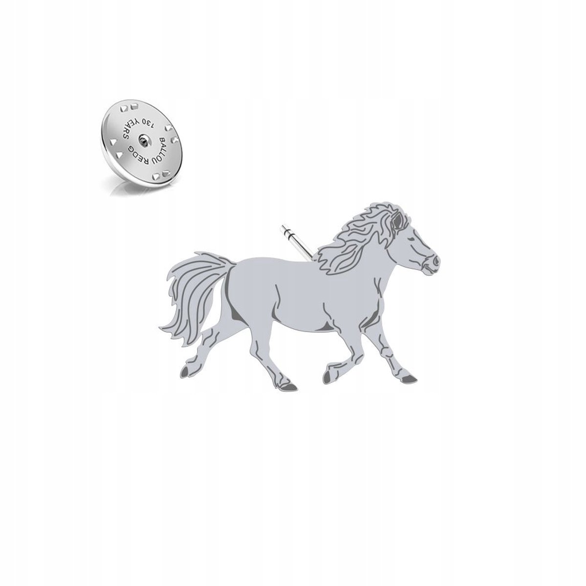 Zilveren Shetland Pony Speld 925 | Sieraden Cadeau
