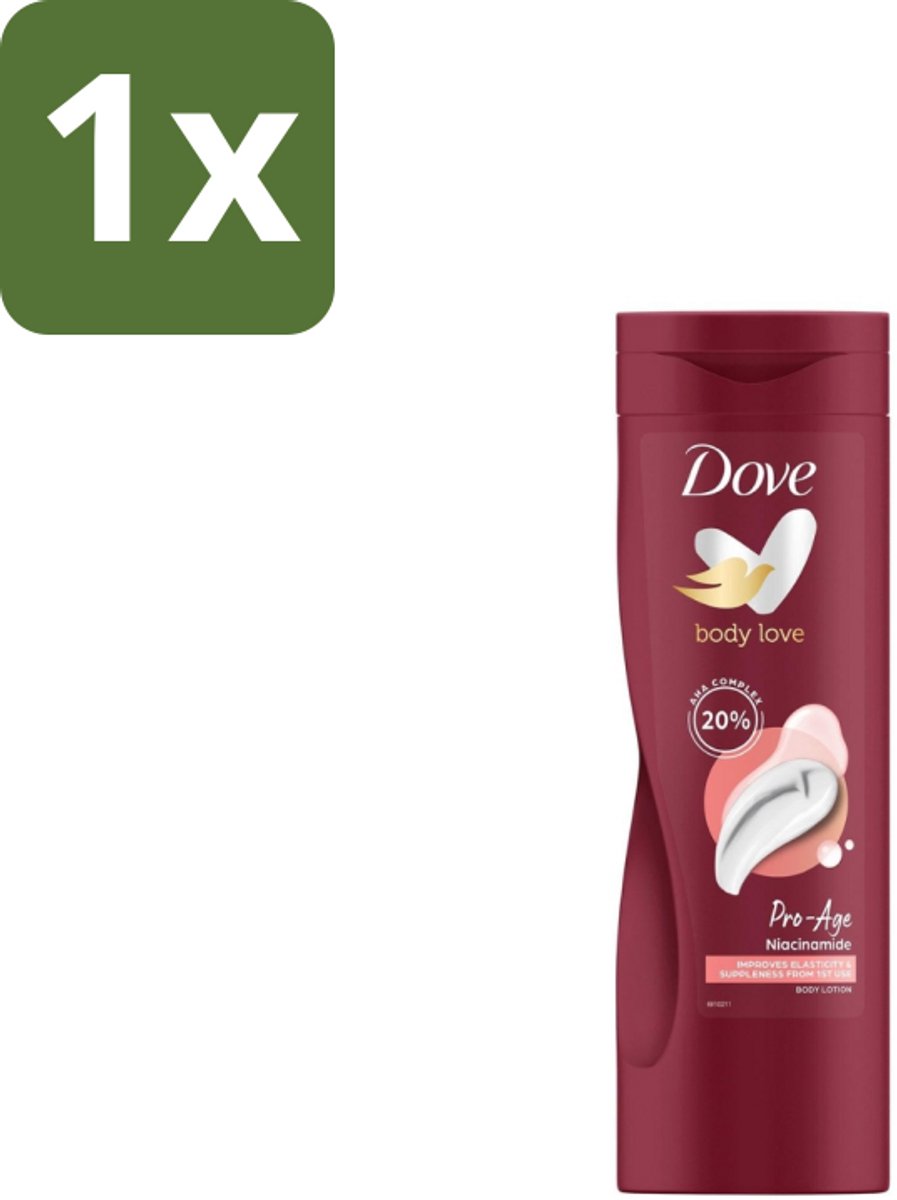 1 x Dove – Bodylotion – Body Love Pro Age – 400 ml - Body Lotion - Huidverzorging - Hydratatie - AHA - Niacinamide