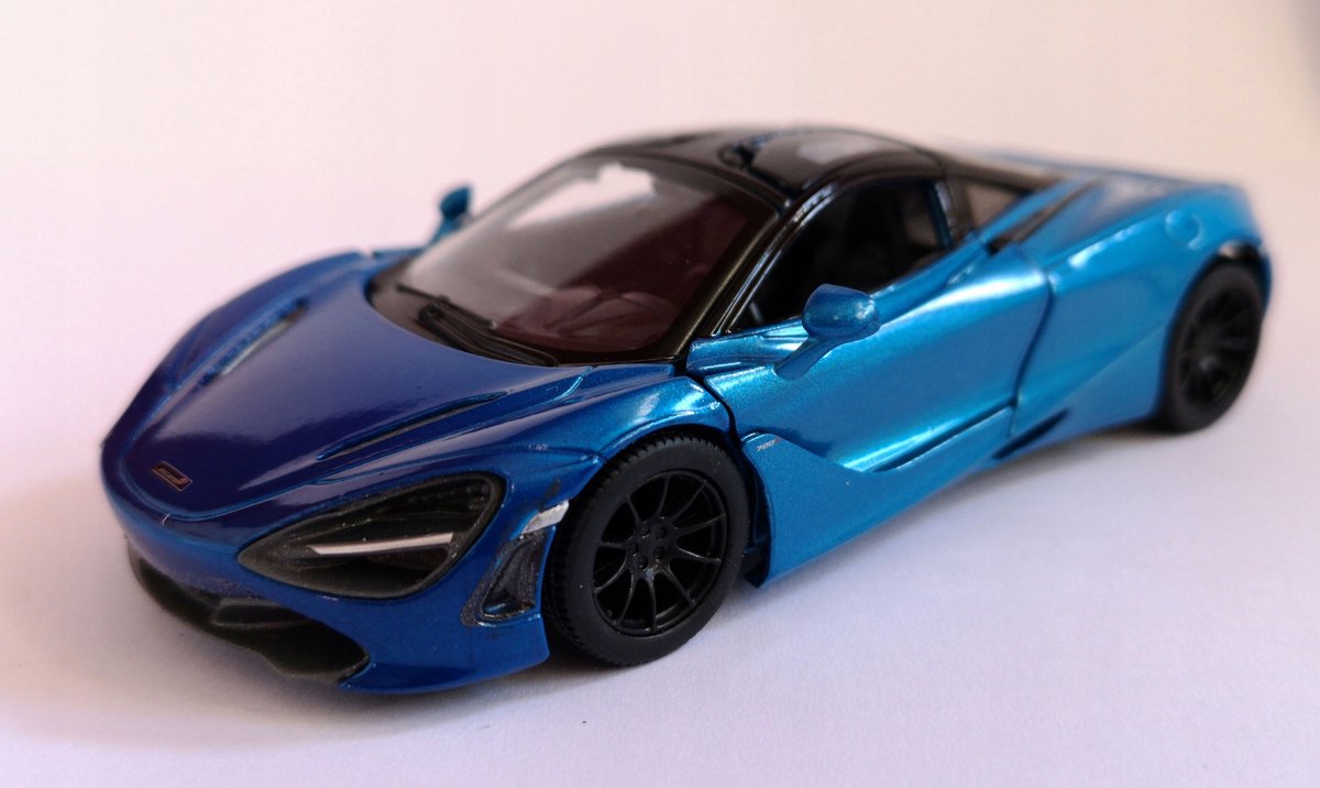 Kinsmart McLaren 720S Modelauto Metaal 1:36 - Blauw
