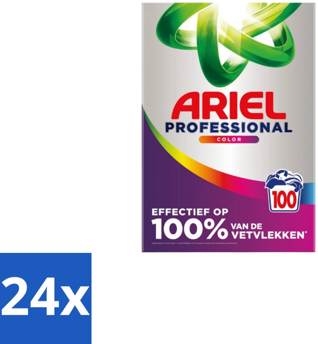 Ariel – Waspoeder – Professional Color – 100 wasbeurten - 5,5 kg - Voordeelverpakking - 24 stuks