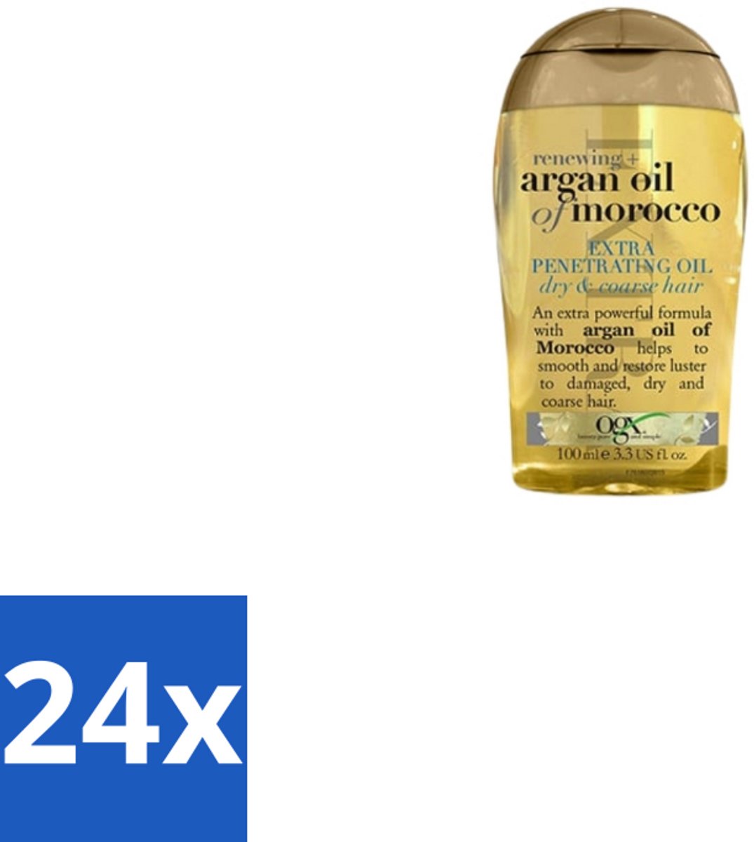 OGX Penetrating Argan Oil of Morocco Extra 100 ml - Voordeelverpakking - 24 stuks