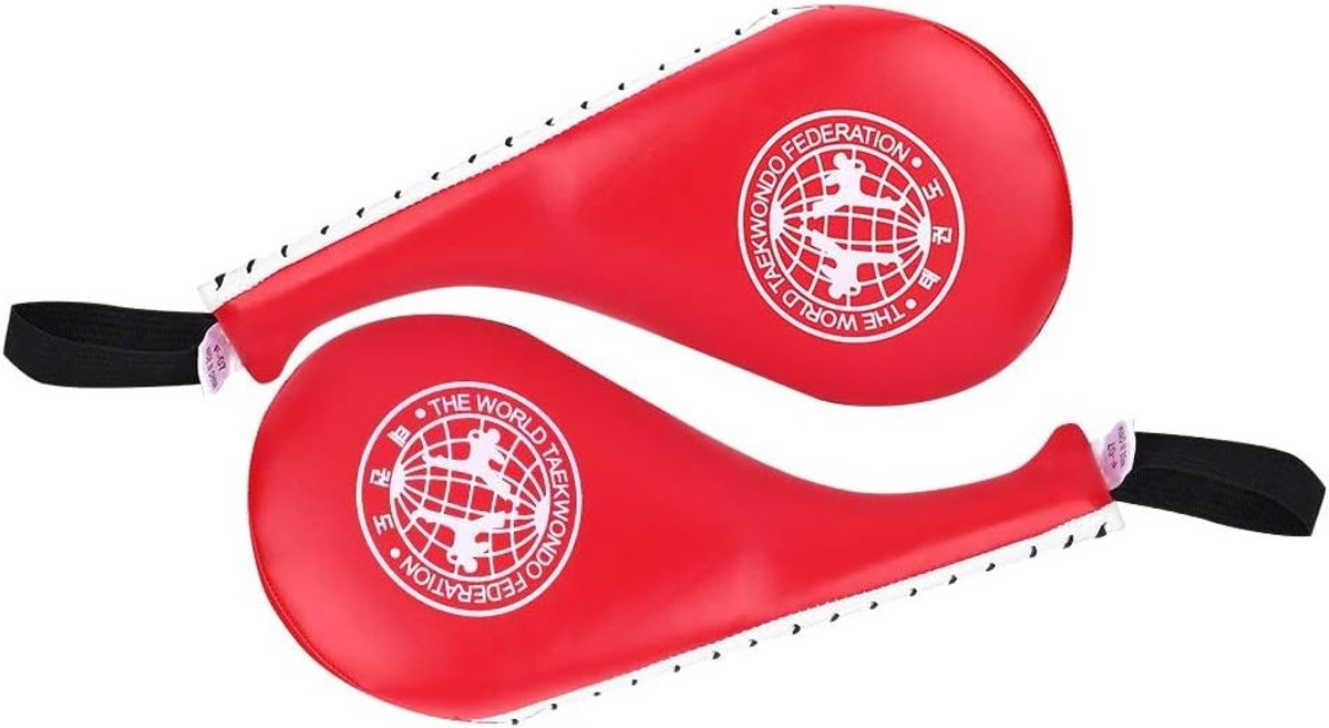 Kick Pads voor Taekwondo en Kickboxing - 2 Stuks PU Leer met Hoge Dichtheid Spons - Ideaal Trainingsmateriaal voor Karate en Martial Arts