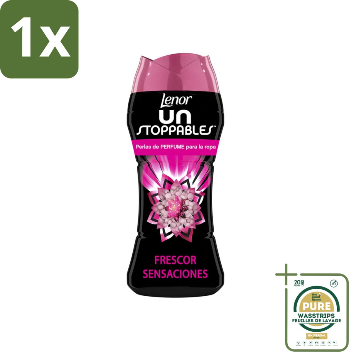 1 x Lenor Unstoppables - Geurbooster - Frisse Sensatie - 10 Wasbeurten- Geurbooster - Frisse Geur - Wasgoed Geur - Geurparels - Frisheid