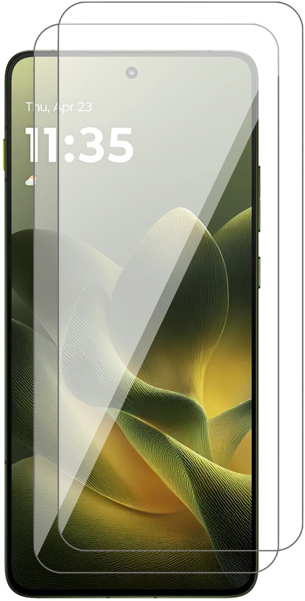Screenprotector geschikt voor Motorola Moto Edge 70 – 2 Stuks – UltraClear Gehard Glas – Case Friendly – 9H Krasbestendig