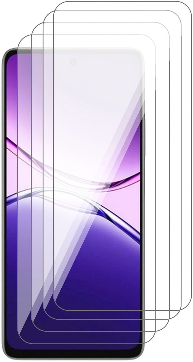 Screenprotector geschikt voor Oppo A5 Pro 5G / 4G – 4 Stuks – UltraClear Gehard Glas – Case Friendly – 9H Krasbestendig