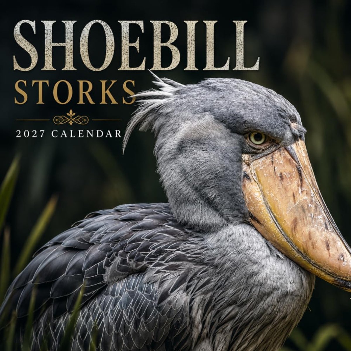 Shoebill Storks Calendar 2027: Wild Bird Photography - ShopVlot