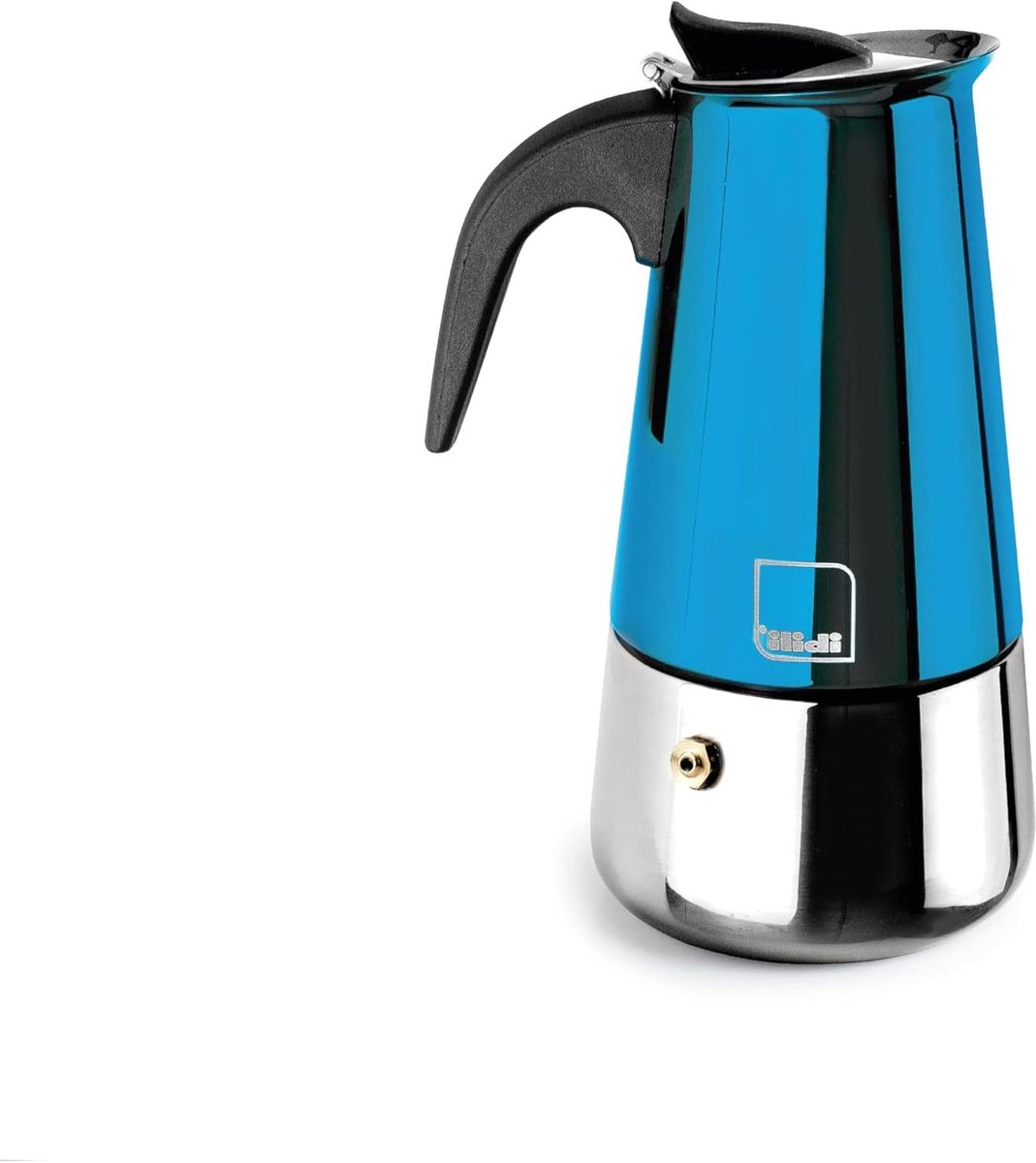 Espressomachine - Koffiezetter - Italiaanse Koffie - Geschikt voor Inductie - 100 ml - Blauw