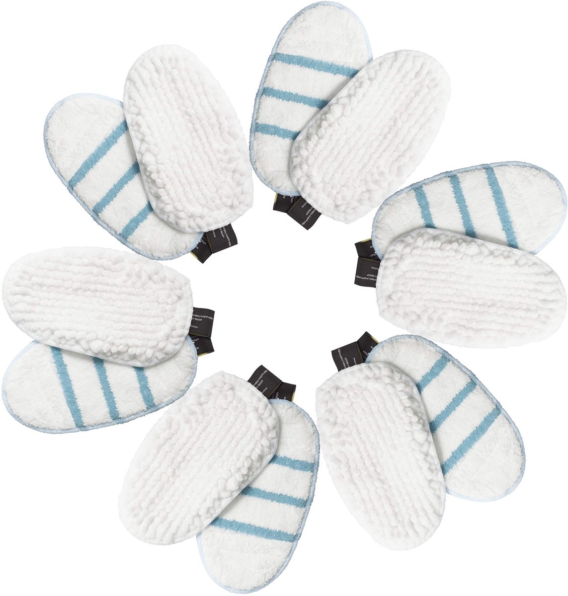 LTWHOME Vervanging Microfiber Pads en Coral Pads Set Fit voor BLACK+DECKER SteaMitt FSHSMPA-XJ, Past op modellen: - ShopVlot