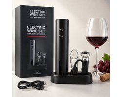 Elektrische Kurkentrekker Set – Oplaadbare Wijnopener USB-C