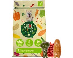 duvoplus Garden Bites - Veggie Friends Hondensnacks - Hondensnoepjes - Vegetarisch & Glutenvrij - Small 18st
