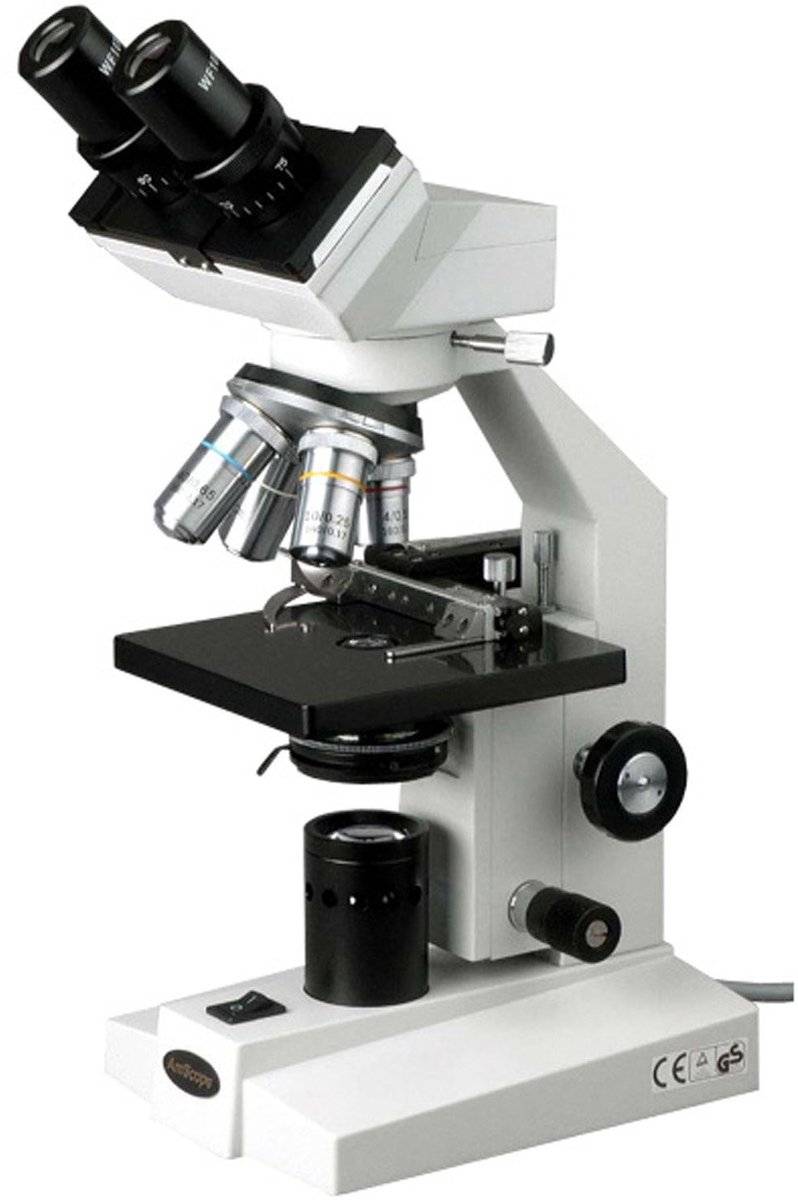 Elzusha - Binoculaire Biologische Microscoop 40X-1000X met Mechanisch Statief
