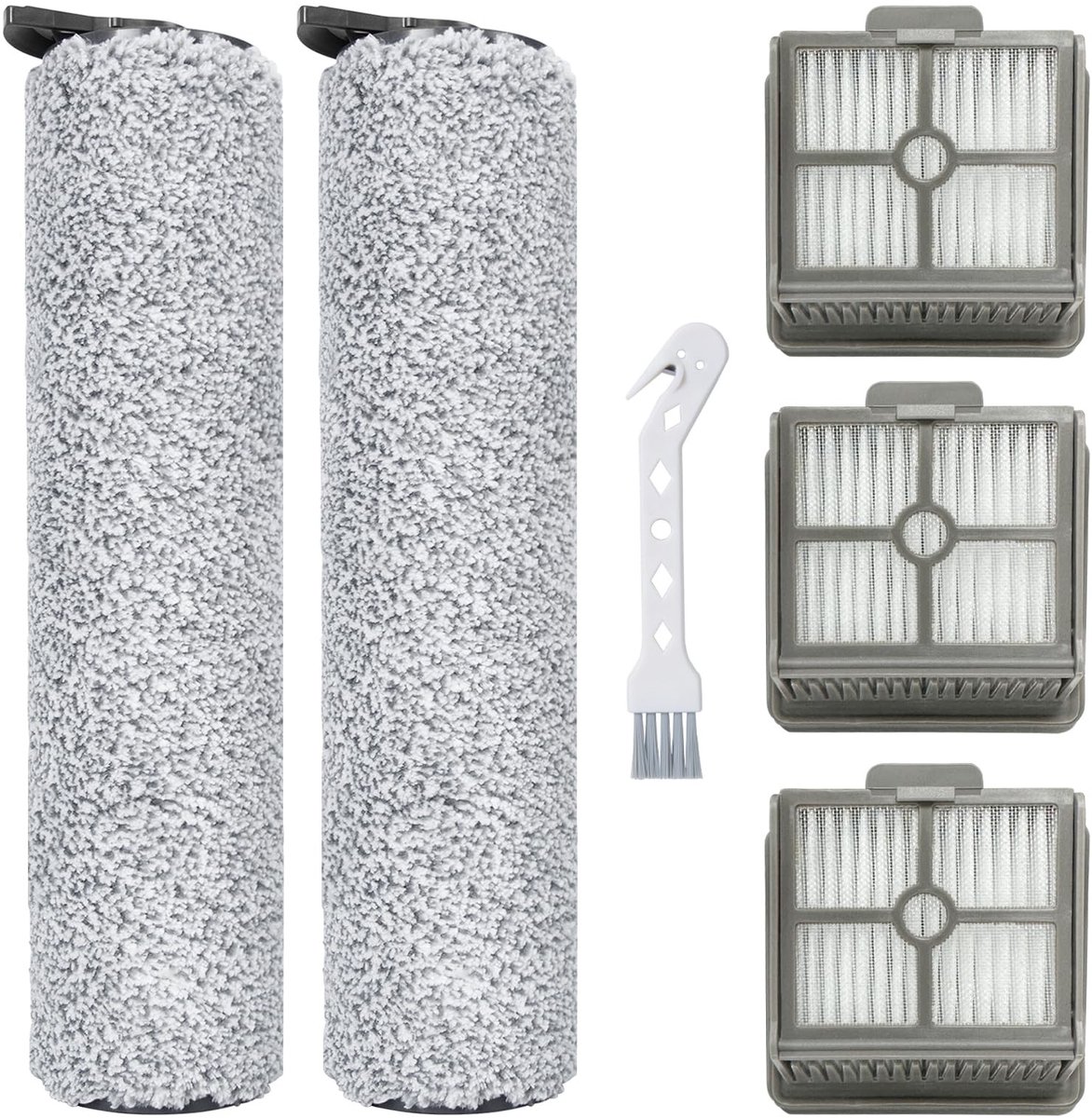 Elzusha - Vervangende Brush Roller en HEPA Filters voor Stofzuiger