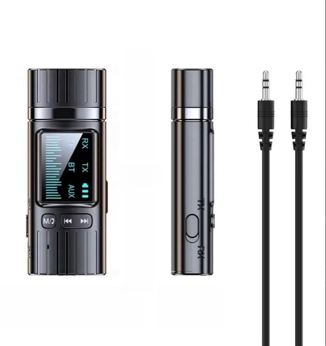 Elzusha - Bluetooth Adapter met 3.5mm AUX voor Draadloze Audio Ontvangst
