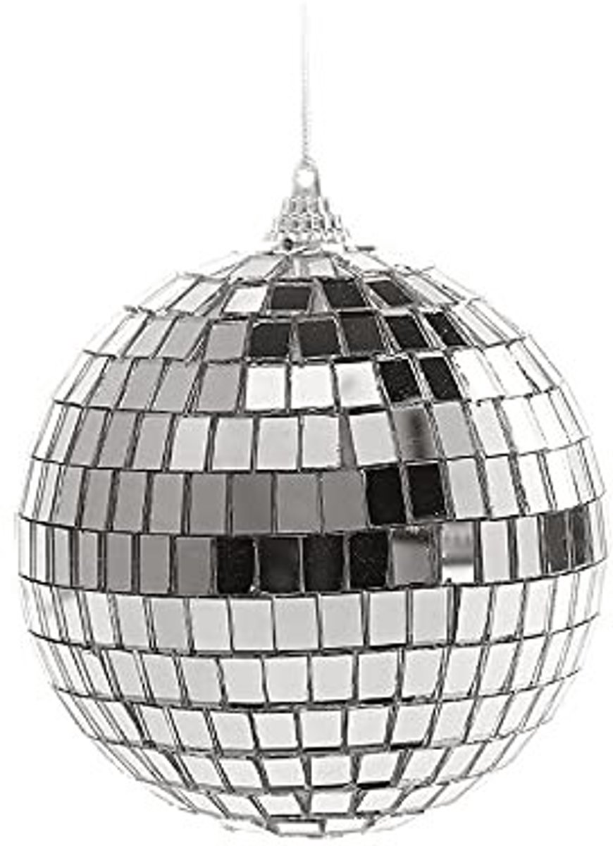 Elzusha - Set van 4 Discoballen 10 cm voor Feestdecoratie