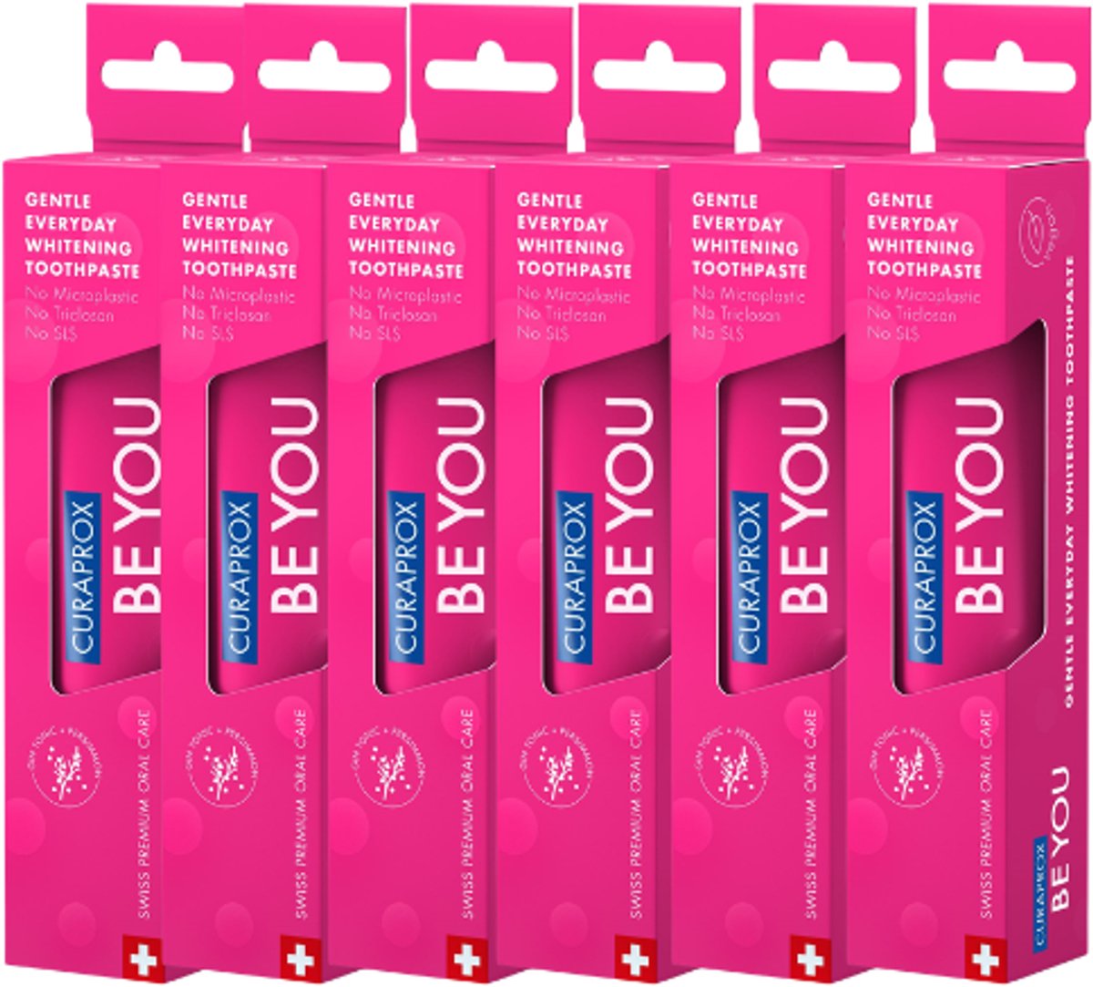 Curaprox Be You Tandpasta Challenger - 6 x 60 ml - Voordeelverpakking