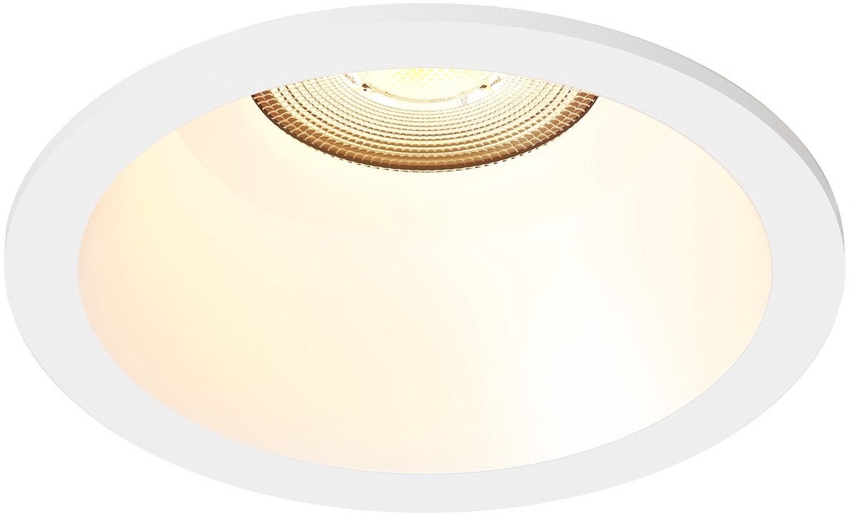 Ledvion – LED Inbouwspot Rond Ø85mm – Wit – 3W – GU10 – 2700K – IP20