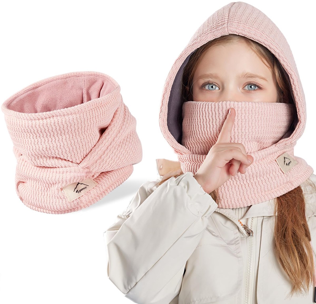 Elzusha - Warme Balaclava voor Kinderen 4-10 Jaar