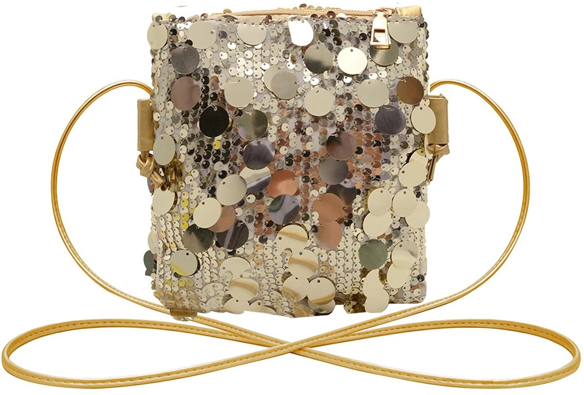 Elzusha - Mini Clutch Handtas met Glitter voor Feesten
