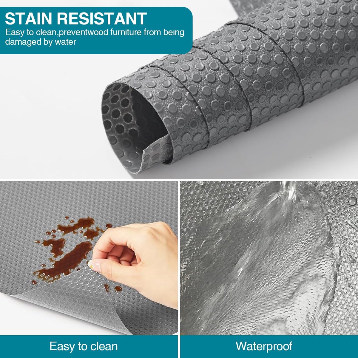 Elzusha - Dikkere Antislip Lademat voor Keukenkasten en Planken