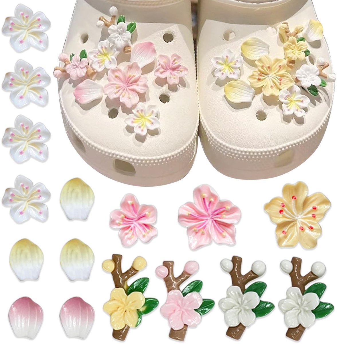 Elzusha - Set van 16 Schoen Charms