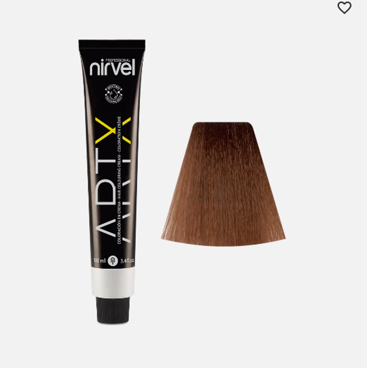 Nirvel ARTX Kleurcrème Natuurlijke Medium Blonde 7 / Permanente Haarkleur met Soytein Technology 100 ml