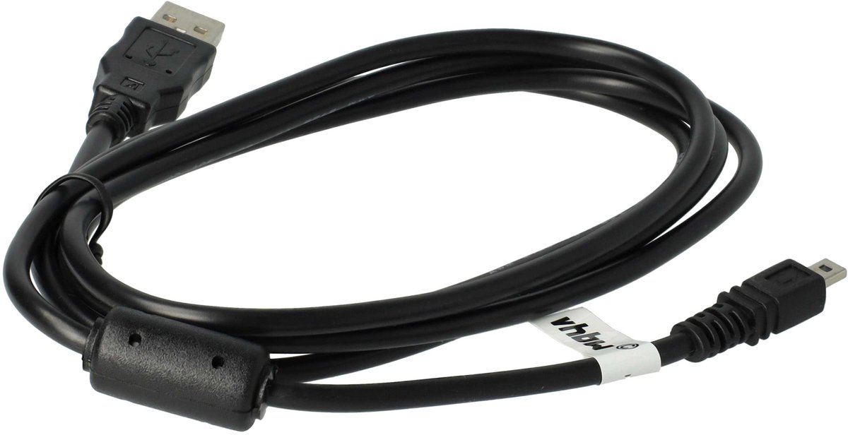 vhbw USB-kabel compatibel met Olympus FE-340, FE-350 camera, camcorder - datakabel, 14,5 cm