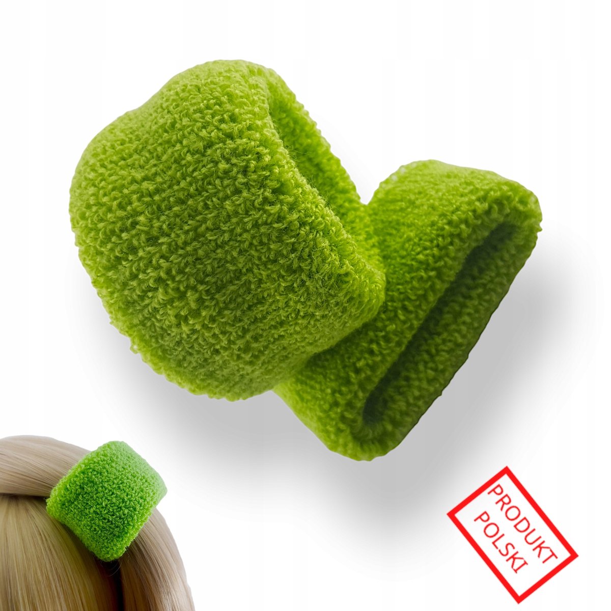 Set van 2 Groene Haar Scrunchies - Sportieve Polsbandjes