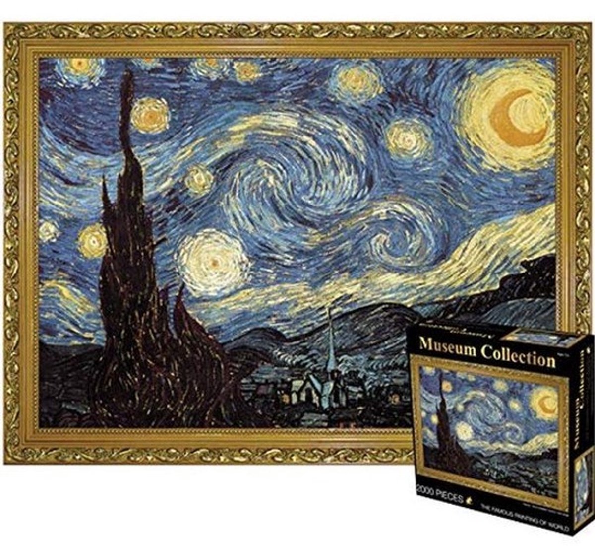 Puzzel 2000 stukjes - Legpuzzel Volwassenen - Ontspannende Hobby - Gedeelde Zones - 100 x 70 cm - Sterrennacht