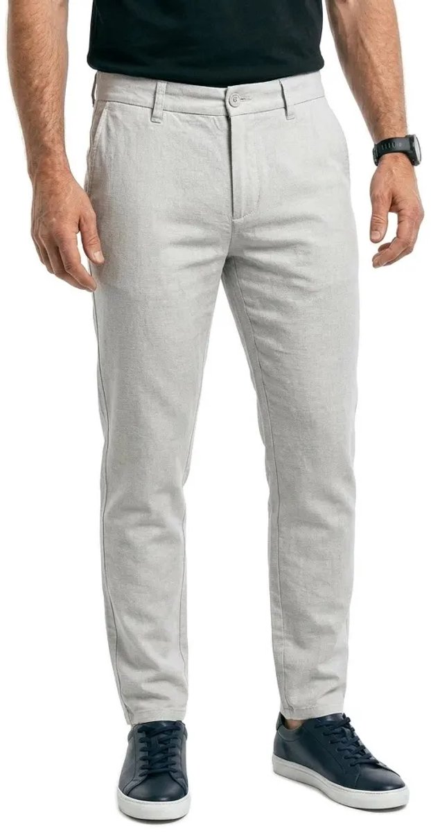 ONLY&SONS - ONSMARK TAP 0011 COTTON LINEN PANT - Heren - Broeken