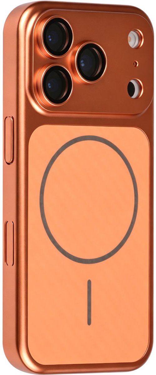TUNIQ Backcover hoesje voor Apple iPhone 17 Pro -custom fit - Oranje