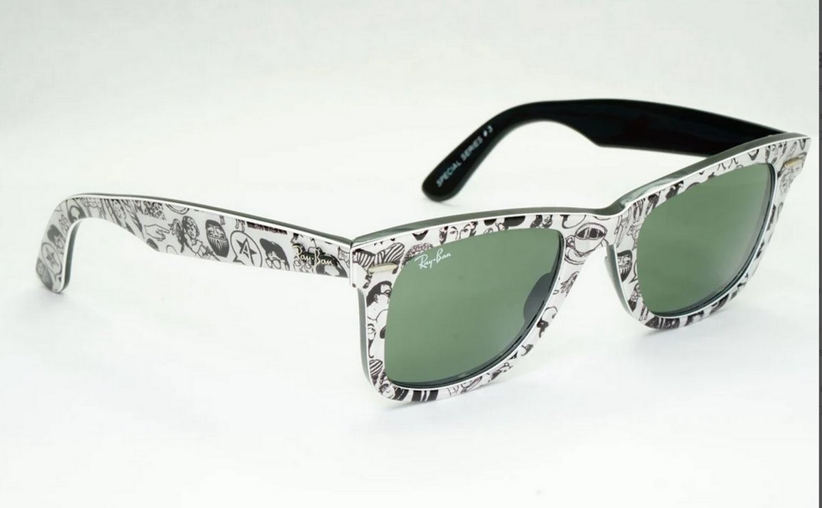 Ray-Ban zonnebril Wayfarer RB2140 1047 Comics LIMITED EDITION - 50 mm