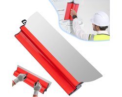 Gipsplaat Afwerkmes - Gipsplaatgereedschap Met Roestvrijstalen Lemmet - Stukadoorsgereedschap - Gladstrijkspatel