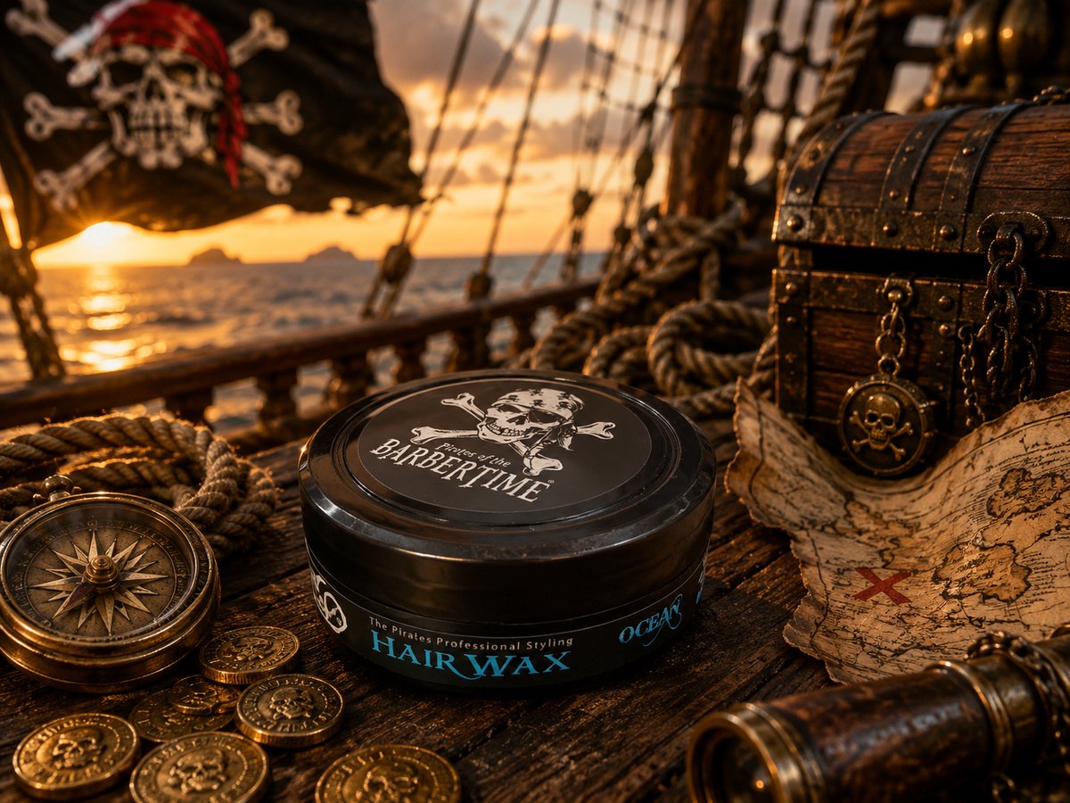 Pirates of The Barbertime - Hair Wax Ocean - Hold 4 & Shine 5 - 150 ml
