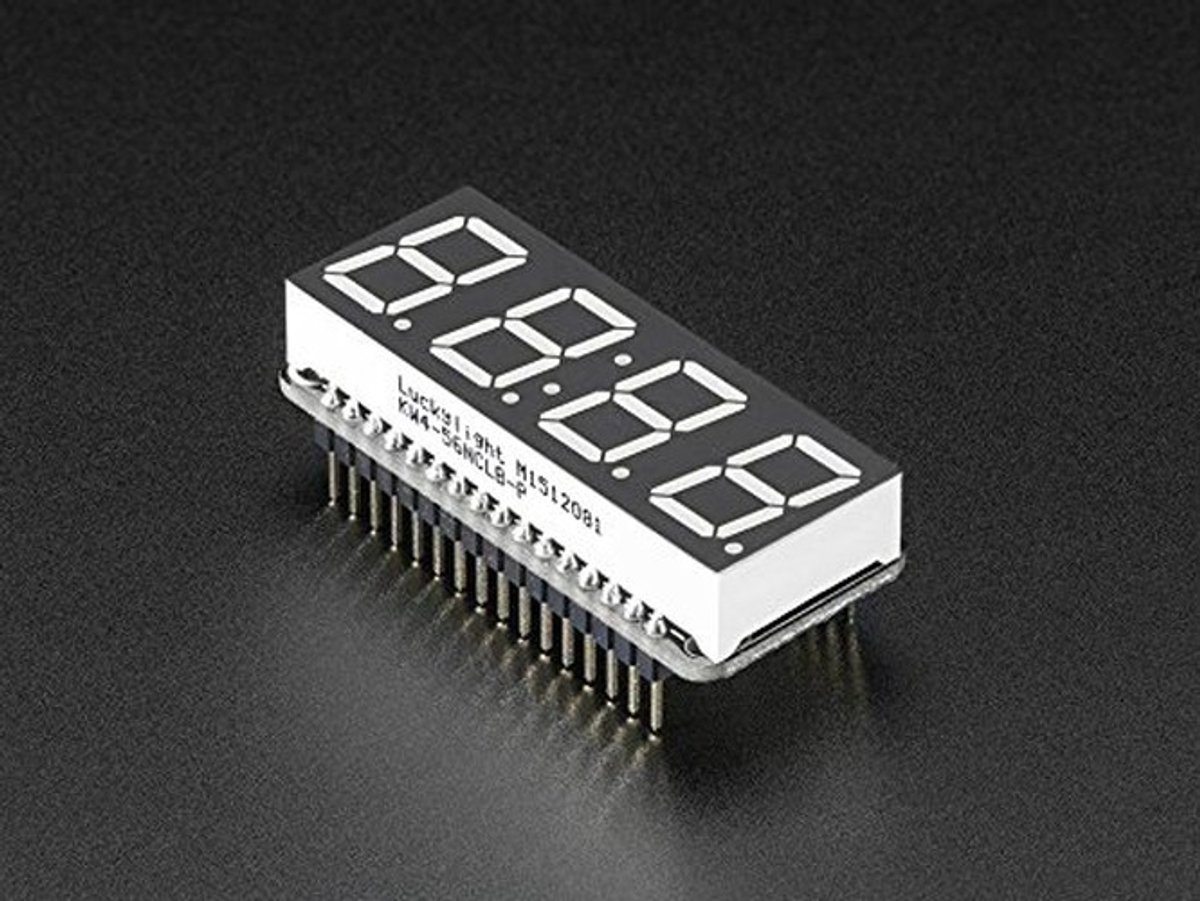 Elzusha - 0.56-inch 4-Digit 7-Segment Display - Rood