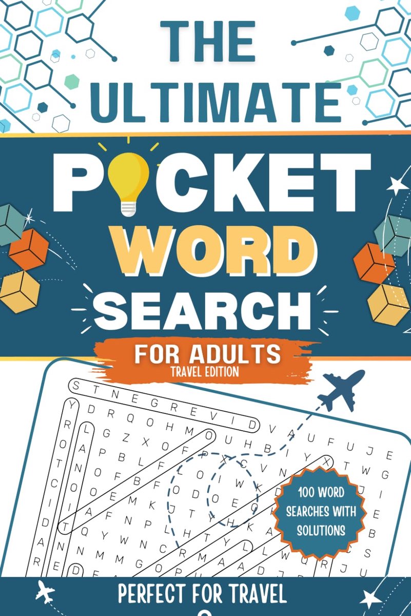 The Ultimate Pocket Size Word Search For Adults: Ideal Travel Size: 100 Travel Themed Word Searches - ShopVlot